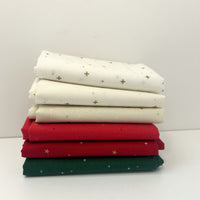 Sparklers Custom Fat Quarter Bundle Christmas by by Melissa Mortensen for Riley Blake Designs | 6 FQs | Curated Bundle