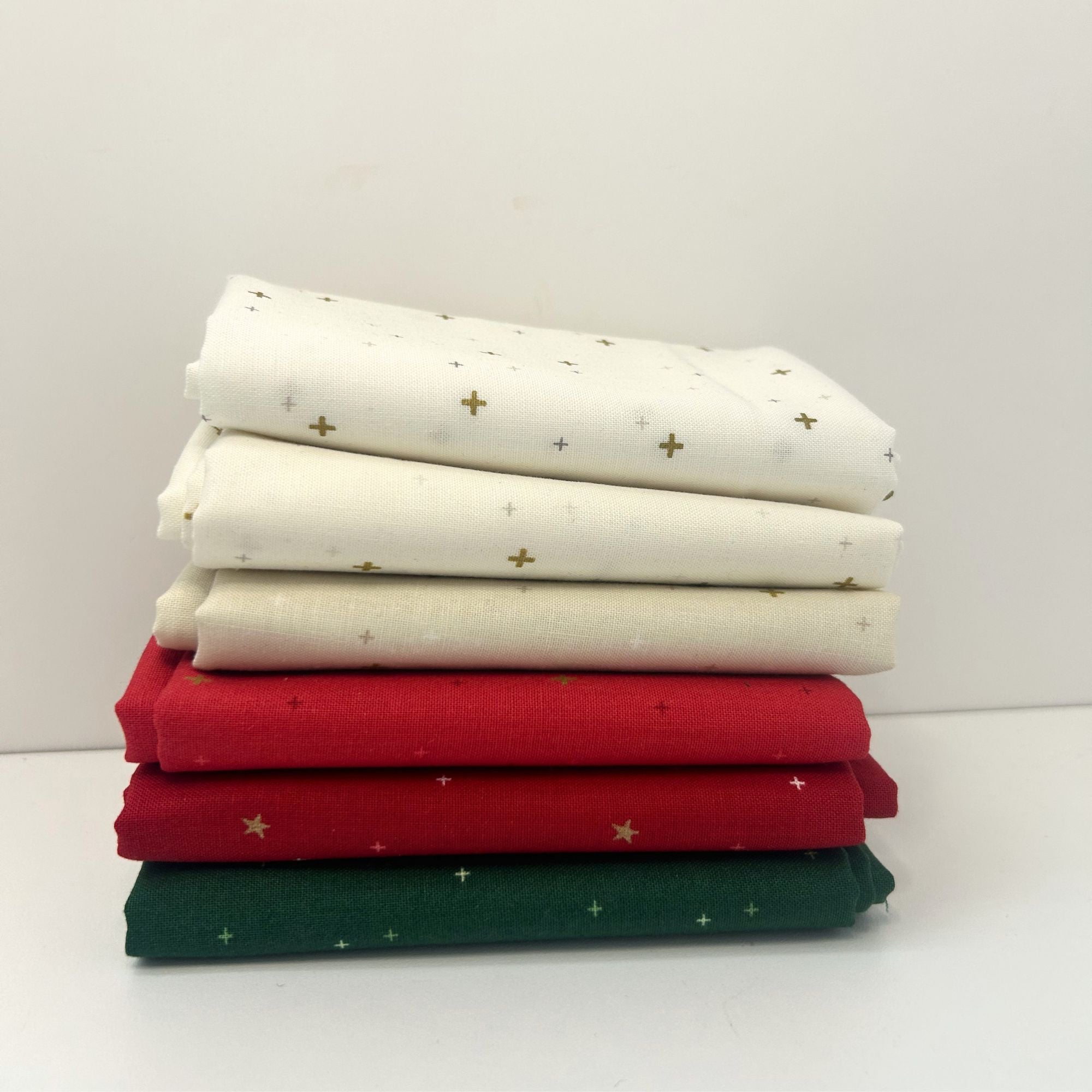 Sparklers Custom Fat Quarter Bundle Christmas by by Melissa Mortensen for Riley Blake Designs | 6 FQs | Curated Bundle