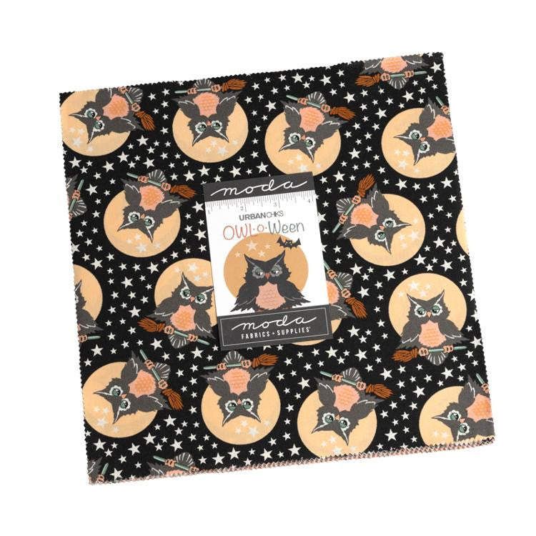 SALE! Owl O Ween Layer Cake by UrbanChiks for Moda Fabrics |31190LC