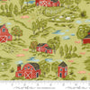 Farmstead Vintage Farm Scene Celery Yardage by Stacy Iest Hsu for Moda Fabrics | 20901 17