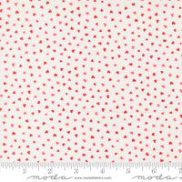 PRESALE Funny Valentine Tiny Hearts Champagne Yardage by Lizzy House for Moda Fabrics | 37148 11