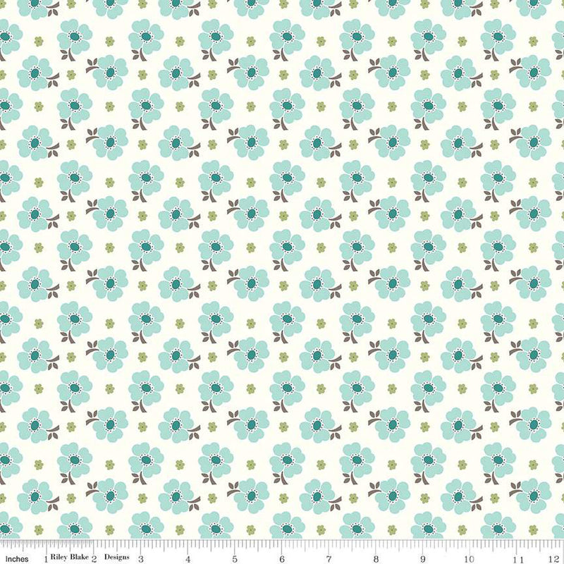 Bee Vintage Cloud Isabell Yardage by Lori Holt of Bee in my Bonnet for Riley Blake Designs |C13083-CLOUD