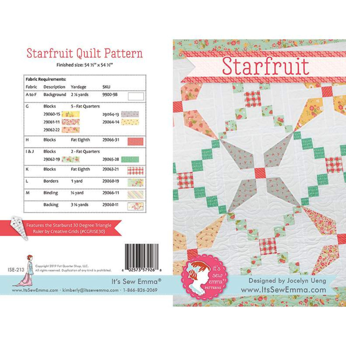 Starfruit Quilt Pattern Stitches n Giggles