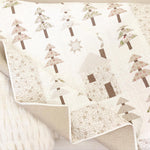 Silent Night Quilt Kit using The Pattern Basket's Pattern  | Low Volume Winter Quilt!