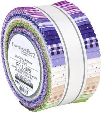 Flowerhouse Basics Lilac Roll-Up | 40 Pieces - Stitches n Giggles