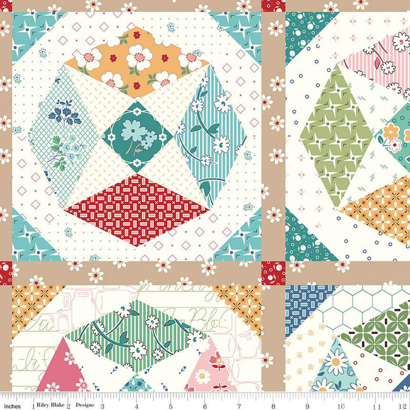 Sale! Bee Vintage Cheater Print Yardage by Lori Holt of Bee in my Bonnet for Riley Blake Designs | CH13091-CHEATER