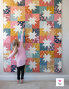 Star Pop II Quilt Pattern by Emily Dennis of Quilty Love | QL 146 | Fat Quarter Friendly Quilt Pattern!