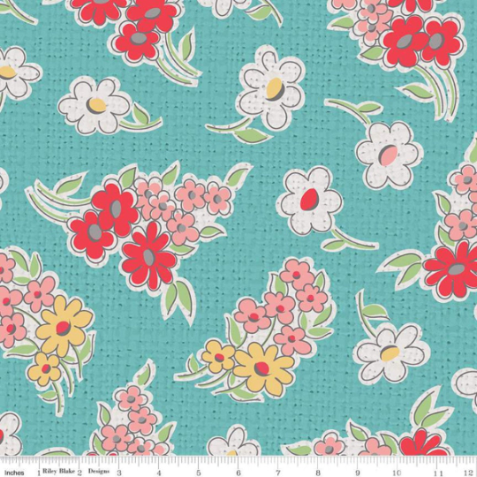 Lori Holt My Happy Place 54" Home Decor Cottage Floral Yardage (HD9313 COTTAGE)
