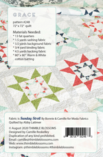 Grace Quilt Pattern by Camille Roskelley of  Thimble Blossoms | FQ Friendly!