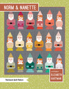 Norm and Nanette Quilt Pattern by Elizabeth Hartman | EH 046 | Gnome Quilt Pattern Garden Gnome Quilt