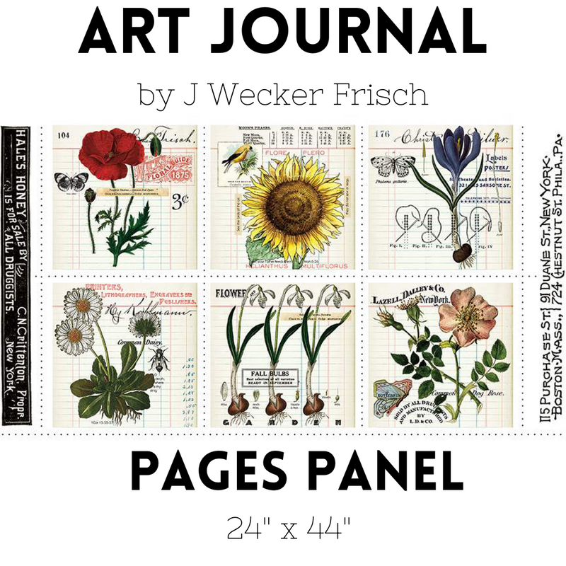 Art Journal Pages Patch Panel by J Wecker Frisch for Riley Blake Designs |PD13030-PANEL