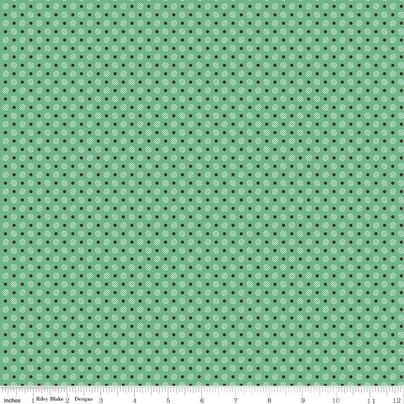 Calico Alpine Polka Dot Yardage by Lori Holt for Riley Blake Designs | C12845-ALPINE