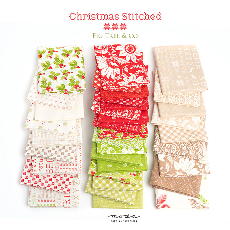 Sale! Christmas Stitched Honey Bun by Fig Tree for Moda |20440HB