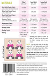 Pandas in Sweaters Quilt Pattern by Elizabeth Hartman | All Piecing, no Applique! | EH 064