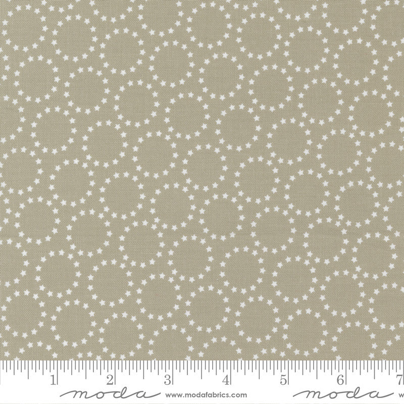 Stateside Taupe Stars Yardage by Sweetwater for Moda Fabrics | 55615 25 | Remnant Cuts