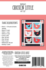 Chicken Little Quilt Pattern (GB 036G)