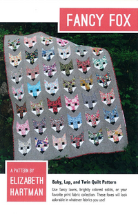 Fancy Fox Quilt Pattern by Elizabeth Hartman | No applique, all piecing | EH 009