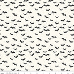Bad to the Bone Off White Bats Yardage by My Mind's Eye For Riley Blake Designs | SKU #C11923-OFFWHITE