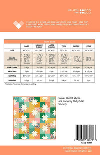 Star Pop II Quilt Pattern by Emily Dennis of Quilty Love | QL 146 | Fat Quarter Friendly Quilt Pattern!