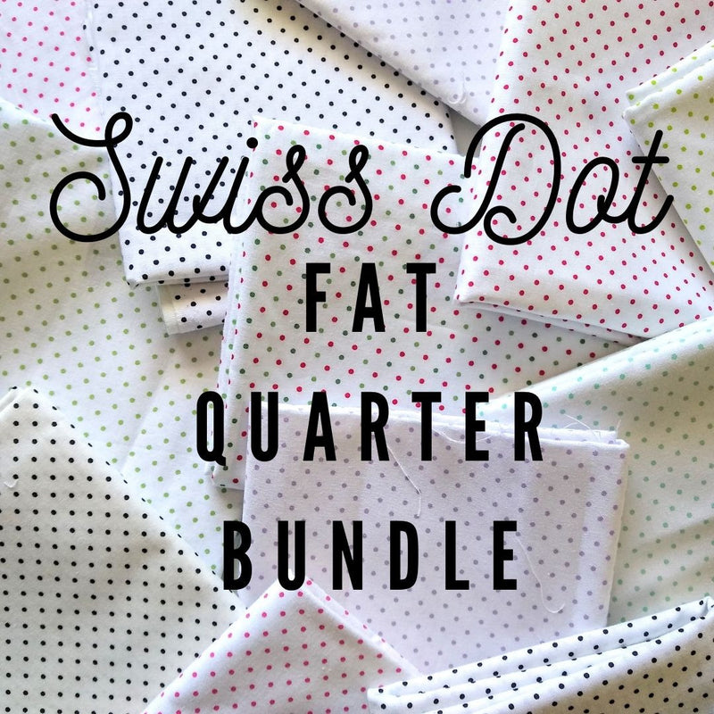 Swiss Dot Fat Quarter Bundle - Choose Your Size