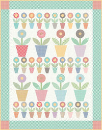 SALE! Gingham Garden Quilt Pattern by Lori Holt of Bee in my Bonnet for Riley Blake Designs | #P120-GINGHAMGARDEN