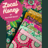 Sale! Local Honey Yellow Flower Bed Yardage by Heather Bailey for FIGO Fabrics | #90660-55