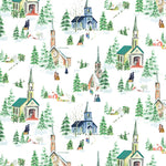 Snow Chapels Minky Yardage by Shannon Fabrics Inc. | 60 in Wide | DCCHAPELSSNOW