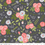Fable Charcoal Main Yardage by Jill Finley for Riley Blake Designs | C12710-CHARCOAL