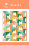 Star Pop II Quilt Pattern by Emily Dennis of Quilty Love | QL 146 | Fat Quarter Friendly Quilt Pattern!