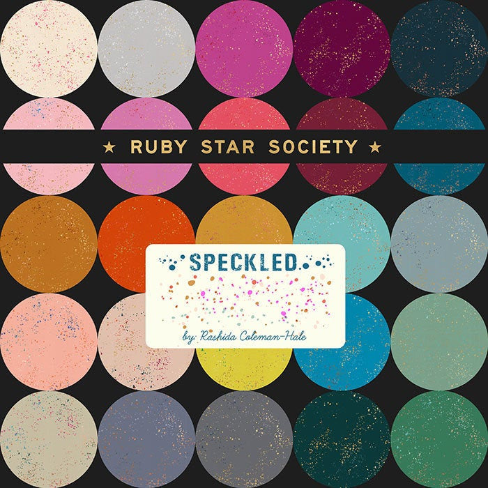 Peony Speckled Metallic Yardage by Ruby Star Society (RS5027 67M)
