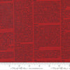 Sale! Graze Red Newsprint Yardage by Sweetwater for Moda Fabrics |55604 26