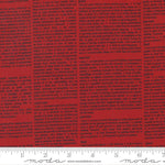 Sale! Graze Red Newsprint Yardage by Sweetwater for Moda Fabrics |55604 26