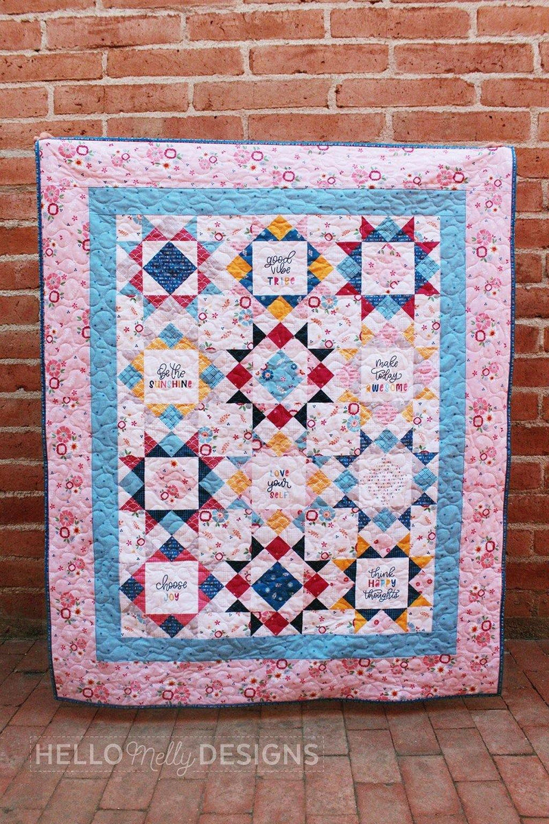 Pure Delight Quilt Panel by Hello Melly Designs (P10098 PANEL) - Stitches n Giggles