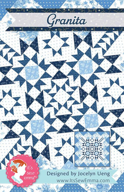 Granita Quilt Pattern by It's Sew Emma | 68.5" x 68.5"