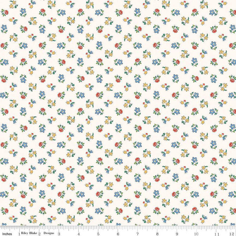 The Collector's Home Curiosity Brights Spring Buds A by Liberty Fabrics | 01666810A