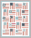 Fly the Flag Quilt Pattern by Amy Smart of Diary of a Quilter | 66" x 80" | Patriotic Quilt