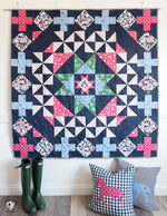 SALE! Patchwork Paddock Quilt Pattern by Melissa Mortenson (The Polka Dot Chair) - 63" x 63"