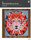 Violet Craft's Jungle Abstractions: Lion Quilt Pattern (VC007) - Foundation Paper Piecing
