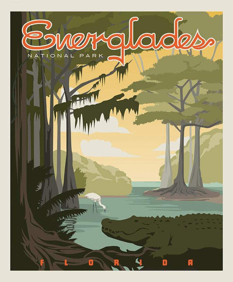 Everglades National Park Poster Panel - 36" x 43 1/2" (P8934 EVERGLADES)