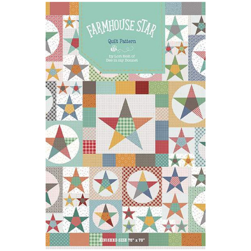 Farmhouse Star Quilt Pattern by Lori Holt of Bee in my Bonnet | P120-FARMHOUSESTAR