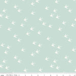Sale! Emma Mint Swallows Yardage by Citrus and Mint Designs for Riley Blake Designs | C12217-MINT