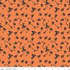 Hey Bootiful Orange Witch Icons Yardage by My Mind's Eye for Riley Blake Designs |C13131 ORANGE