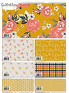 Golden Days Coral Deer by Fancy Pants Design for Riley Blake Designs (C8603-CORAL) - Cut Options Available - Stitches n Giggles