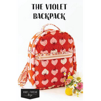 The Violet Backpack Pattern by Knot and Thread Design | Perfect Backpack Pattern