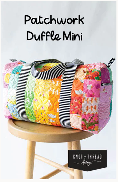 Patchwork Duffle Mini Pattern by Knot and Thread Design | KAT114