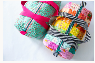 Patchwork Duffle Mini Pattern by Knot and Thread Design | KAT114