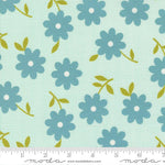 Flower Power Aqua Posies Yardage by Maureen McCormick for Moda Fabrics | SKU #33714 17