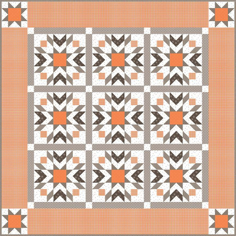Gingham Star Quilt Pattern by Lori Holt of Bee in my Bonnet of Riley Blake Designs | P120-GINGHAMSTAR
