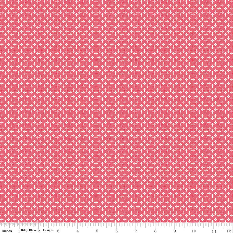 Calico Tea Rose Daisy Yardage by Lori Holt for Riley Blake Designs |C12852-TEAROSE Fat Quarter