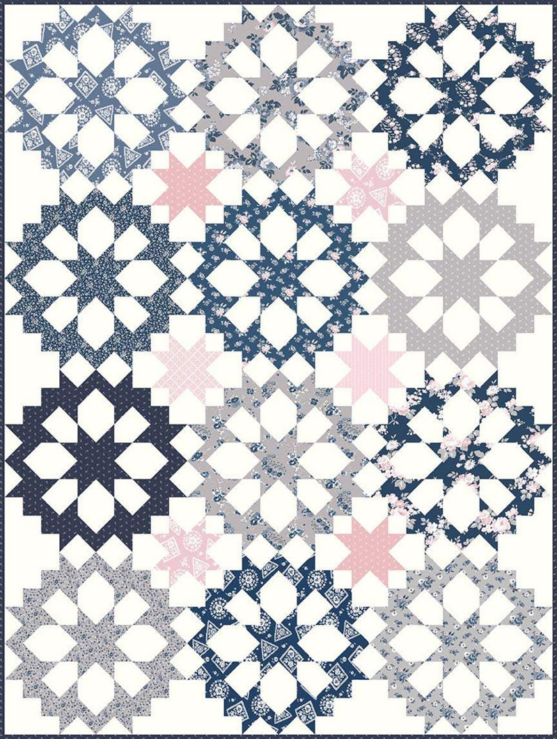 The Shadow Stars Quilt Pattern by Gerri Robinson